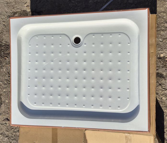 Душовий піддон прямокутний акриловий 100&times;80 см KO&PO 7007 білий C10346 фото